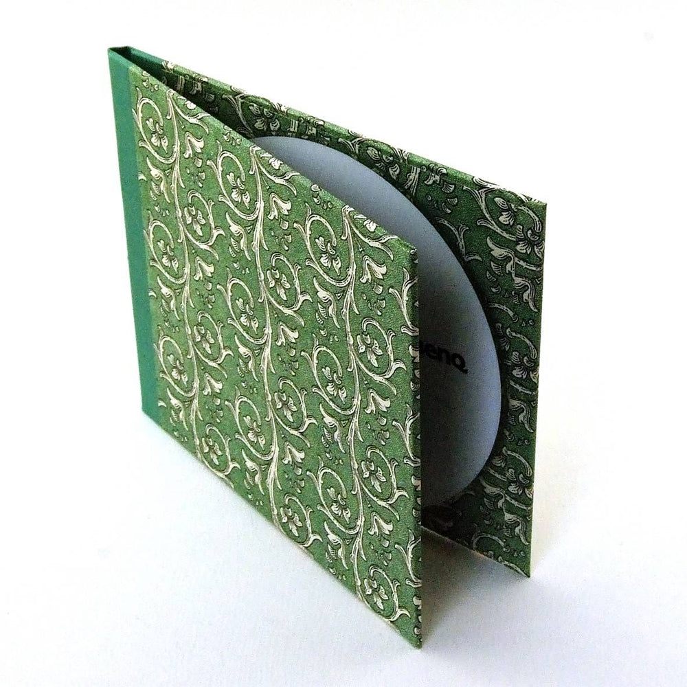 Nauli CD / DVD Hülle für 1 CD CD Hülle Pflanzen Ornament grün