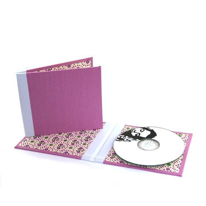 Nauli CD / DVD Hülle für 1 CD CD Hülle pink Art Deco erika