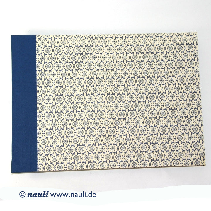 Nauli Schraubalbum XL Fotoalbum DinA4 holländische Fliesen blau