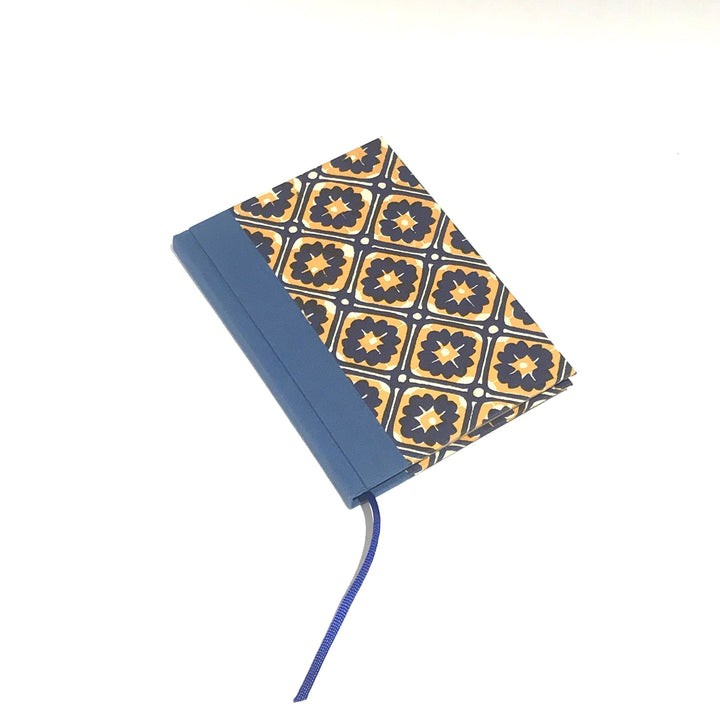 Nauli Wochenplaner A6 Kleiner Wochenkalender 2023 Batik blau orange