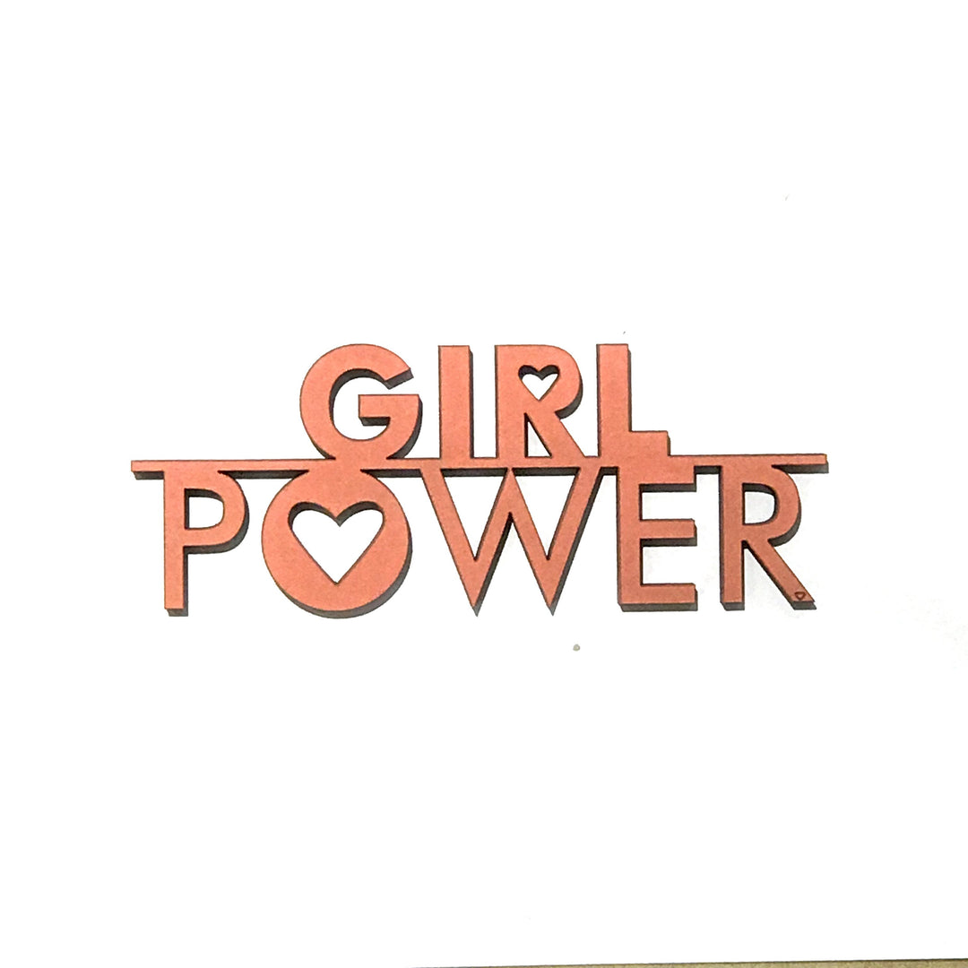 NoGallery Schriftzug Girl Power Schriftzug aus Holz