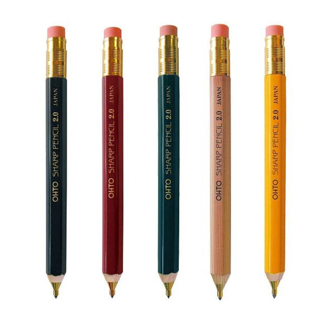 OHTO Bleistift OHTO Sharp Pencil 2.0 - Druckbleistift aus Holz mit 2mm Mine