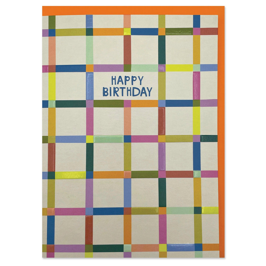 Raspberry Blossom Geburtstagskarte Geburtstagskarte - Happy Birthday - Karo