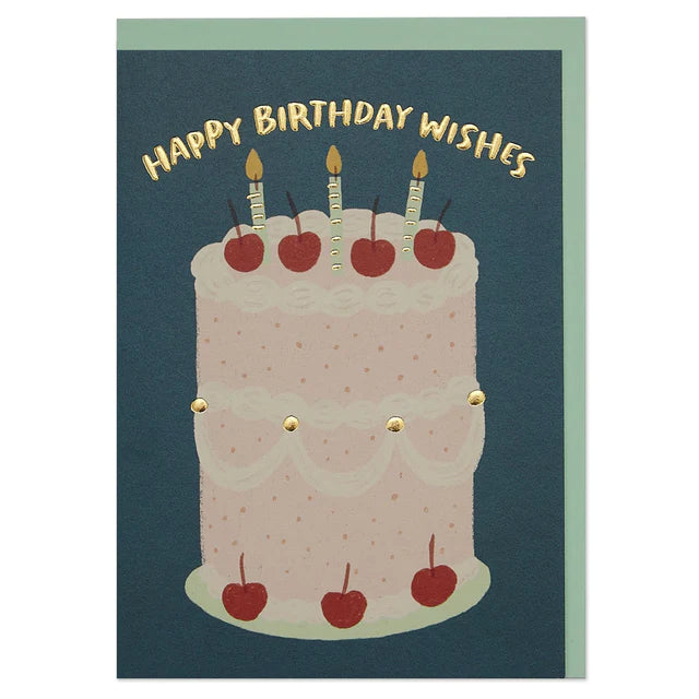 Raspberry Blossom Geburtstagskarte Geburtstagskarte - Happy Birthday Wishes