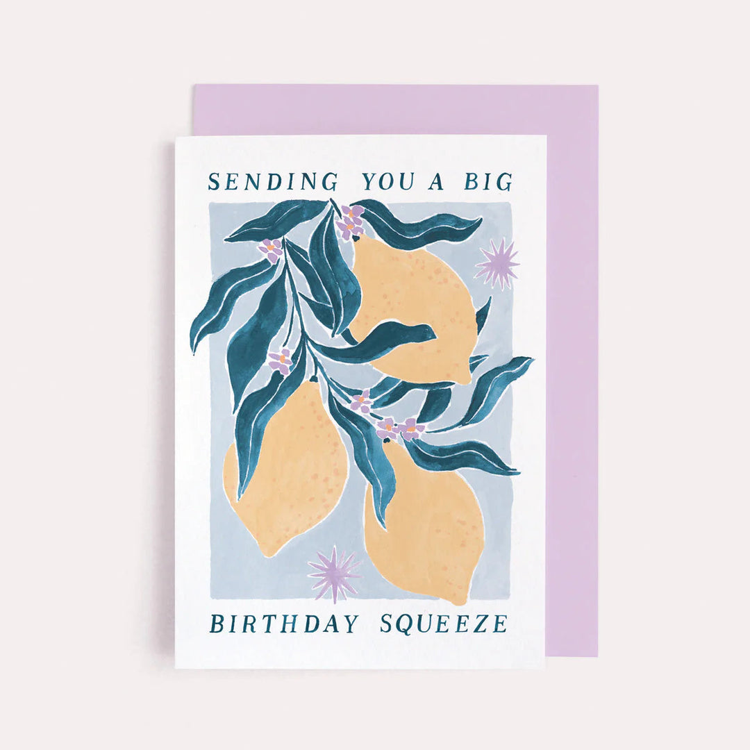 Sister Paper co. Geburtstagskarte Geburtstagskarte - sending you a big Birthday Squeeze
