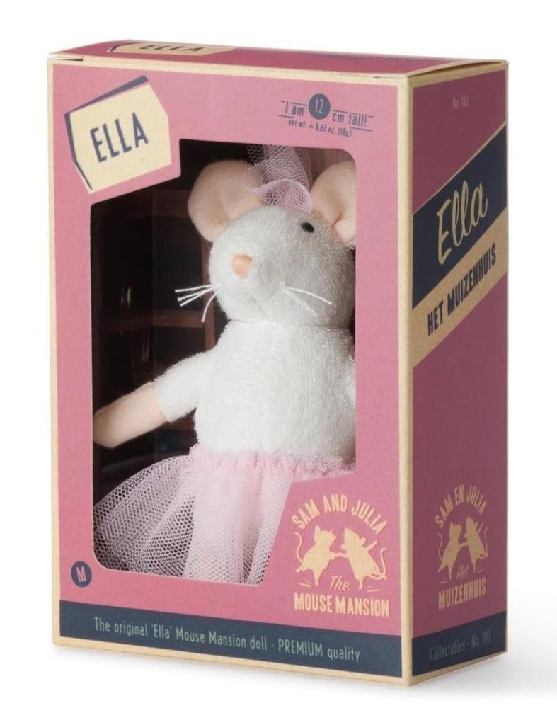 Das Mäusehaus Spiel Stoffmaus Ella | Knuffeltje Ella