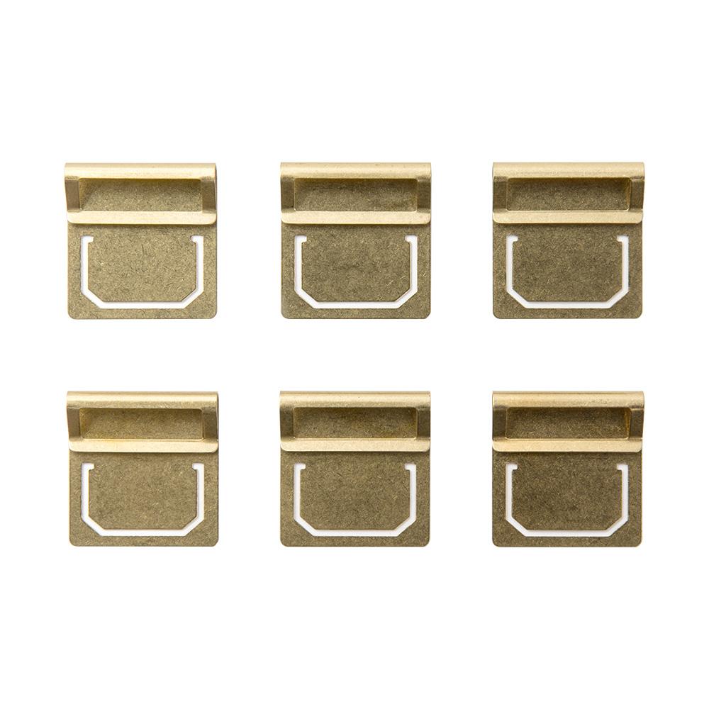 Traveler's Company Notizbuch Traveler's Company Brass Index Clips