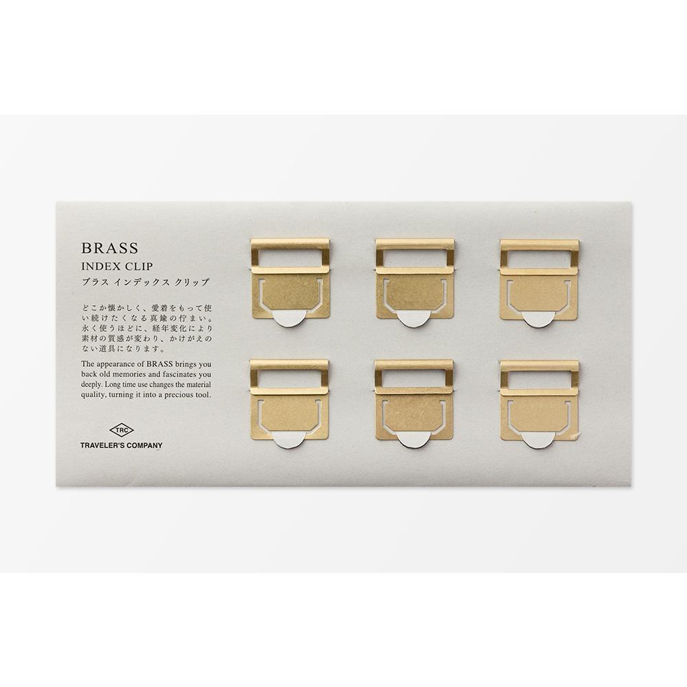 Traveler's Company Notizbuch Traveler's Company Brass Index Clips