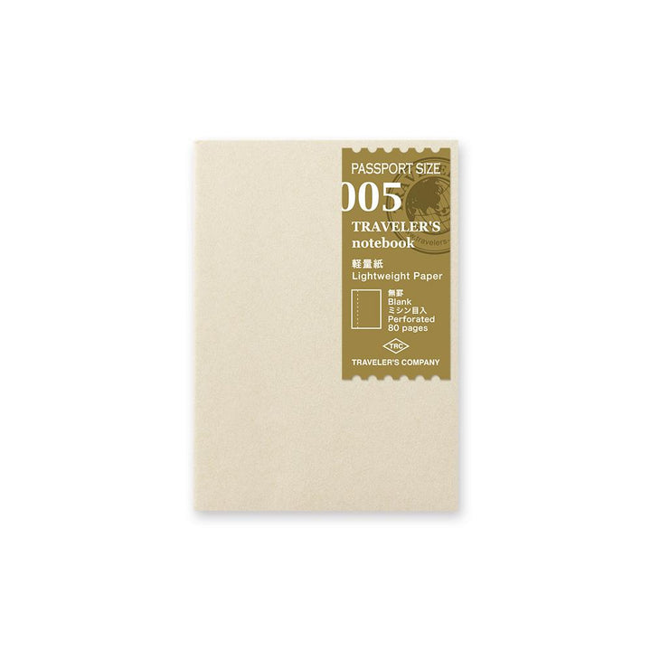 Traveler's Company Notizbuch Traveler´s Notebook Passport 005 Lightweight Paper