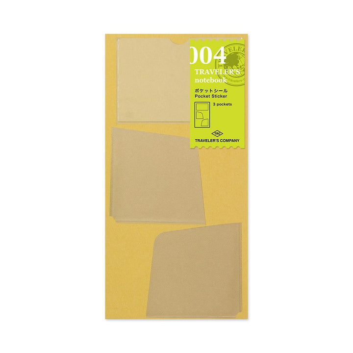 Traveler's Company Notizbuch Traveler's Notebook regular 004 Pocket Sticker