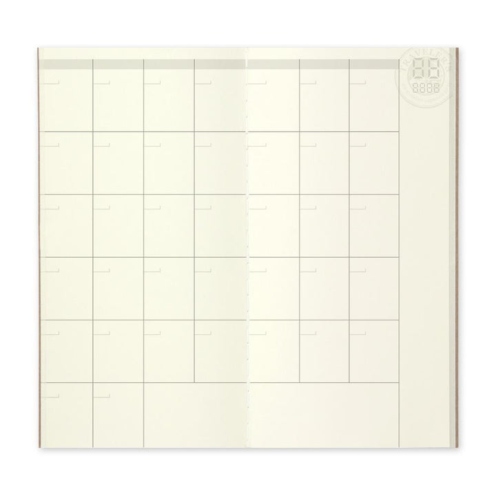 Traveler's Company Notizbuch Traveler's Notebook regular 017 Free Diary (Monthly)