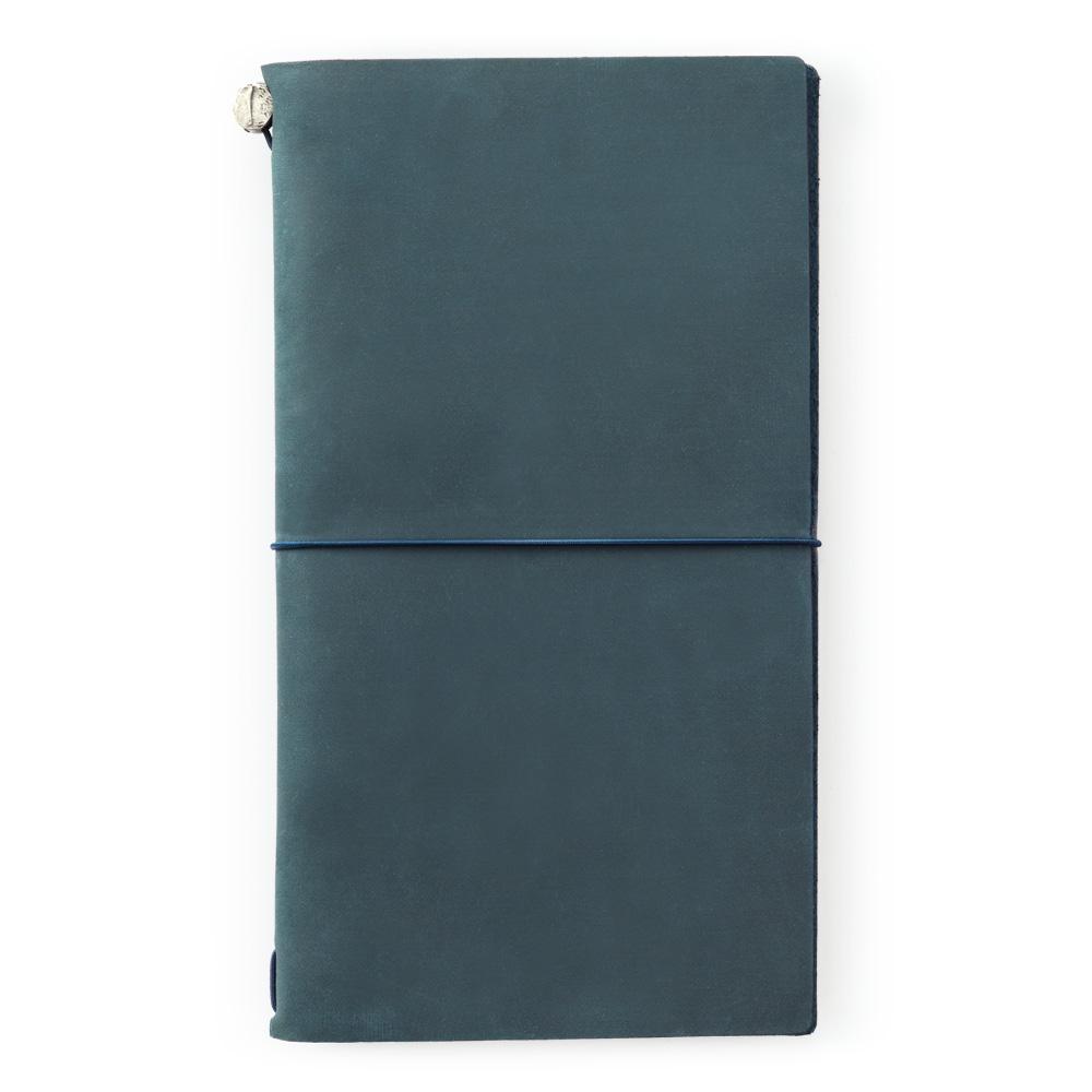 Traveler's Company Reisetagebuch Reisenotizbuch "Traveler's Notebook" blau - regular size