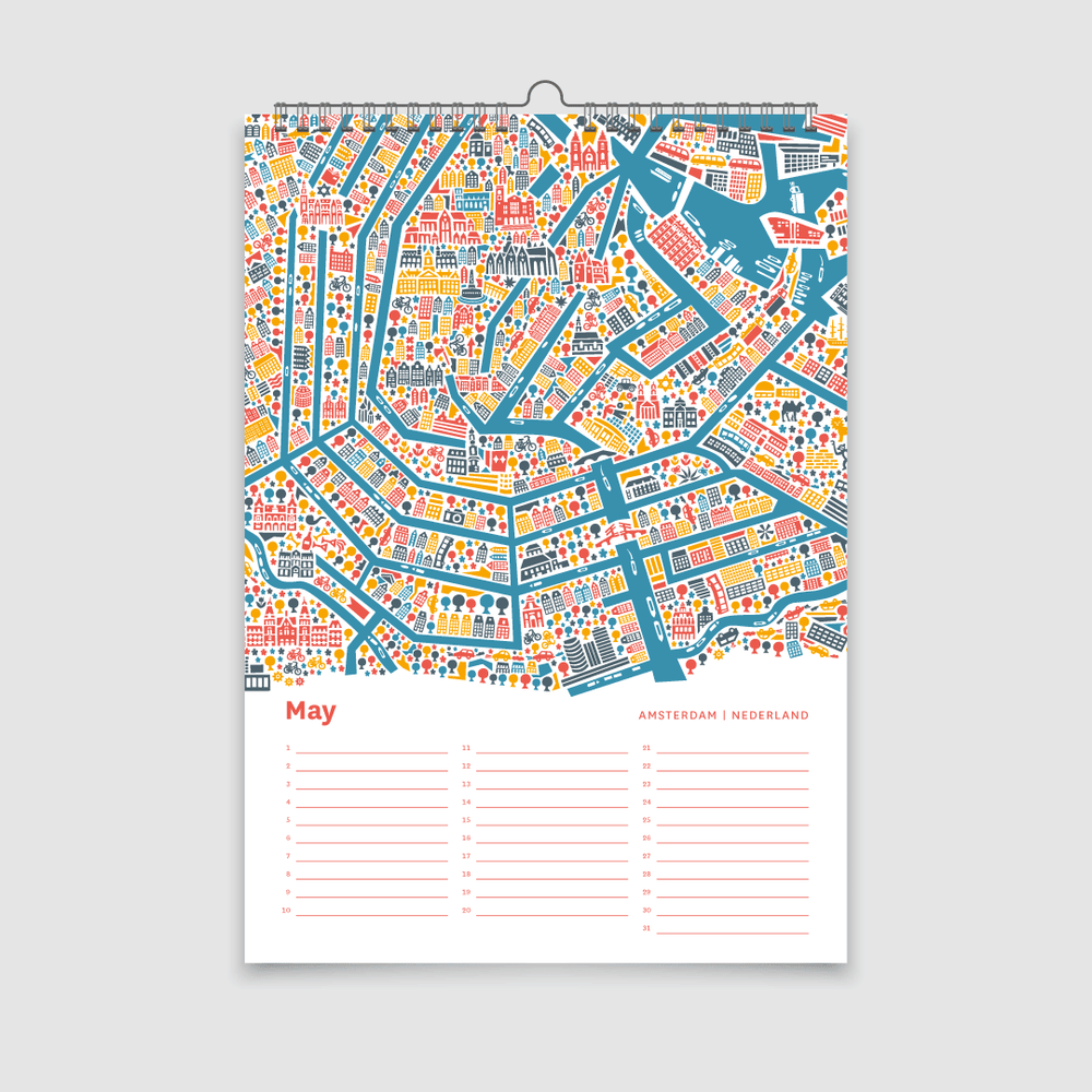 vianina Geburtstagskalender City Maps